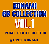 Konami GB Collection Vol.1 Title Screen